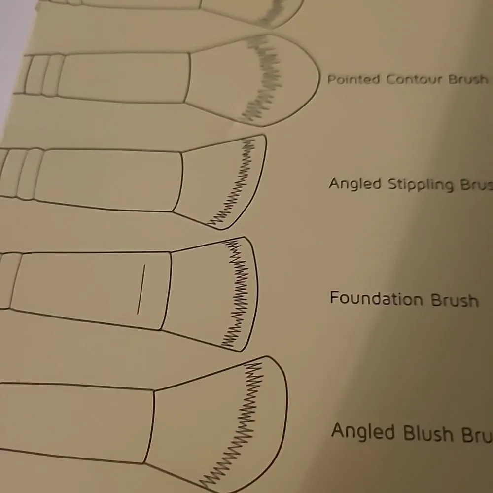 Precision Beauty Makeup Brush Set and Drying Rack